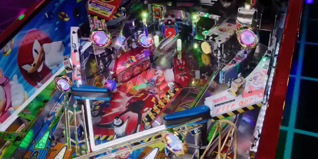 Flipper sonic Jersey Jack Pinball film fabricant