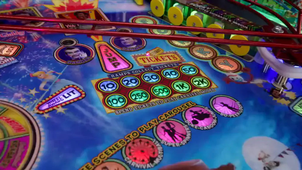 Flipper toy story 4 Jersey Jack Pinball film fabricant