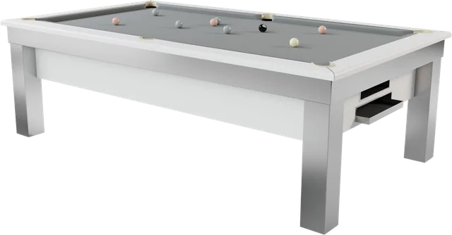 Billard de compétition Lambert de Maison Toulet, blanc, détouré.